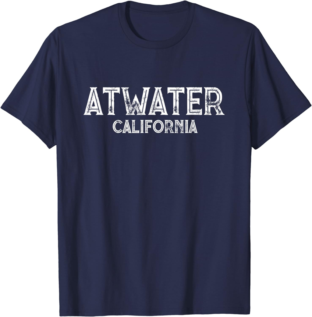 amazon com atwater california t shirt clothing shoes amp jewelry