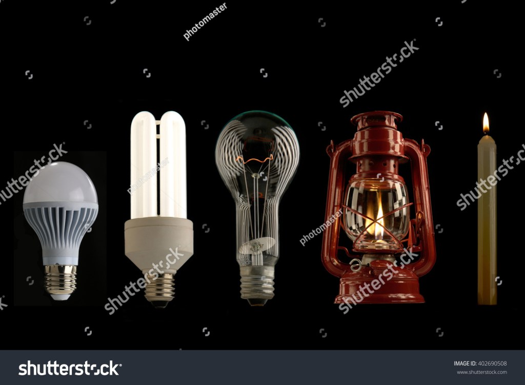 Picture of: Evolution Lighting Light Sources Stock Photo   Shutterstock