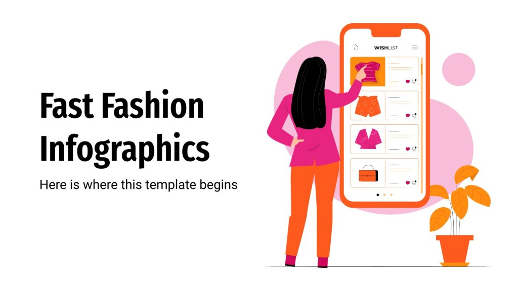 fast fashion ppt - Fast Fashion Infographics  Google Slides & PowerPoint