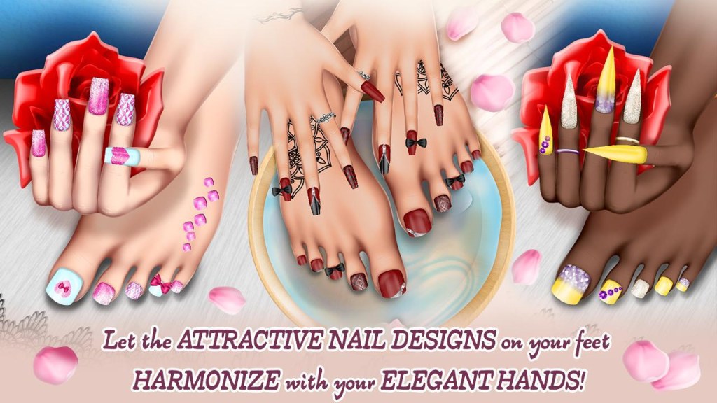nail art fashion salon game - Nail Art Fashion Salon: Manicure and Pedicure Game .