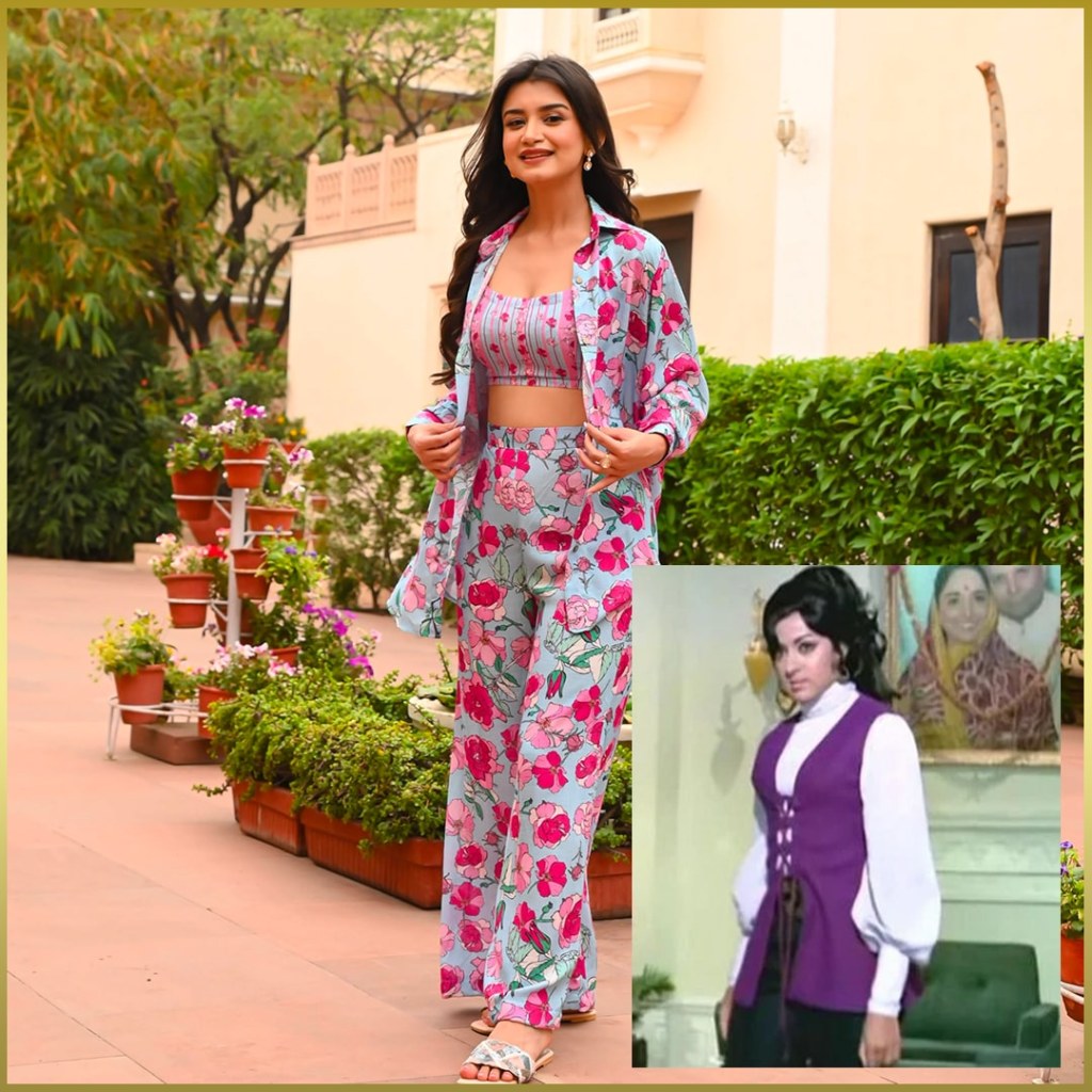 retro style 70s bollywood fashion - Retro Chic-  Outfits to Bring Back the s Bollywood Vibes – Bunaai