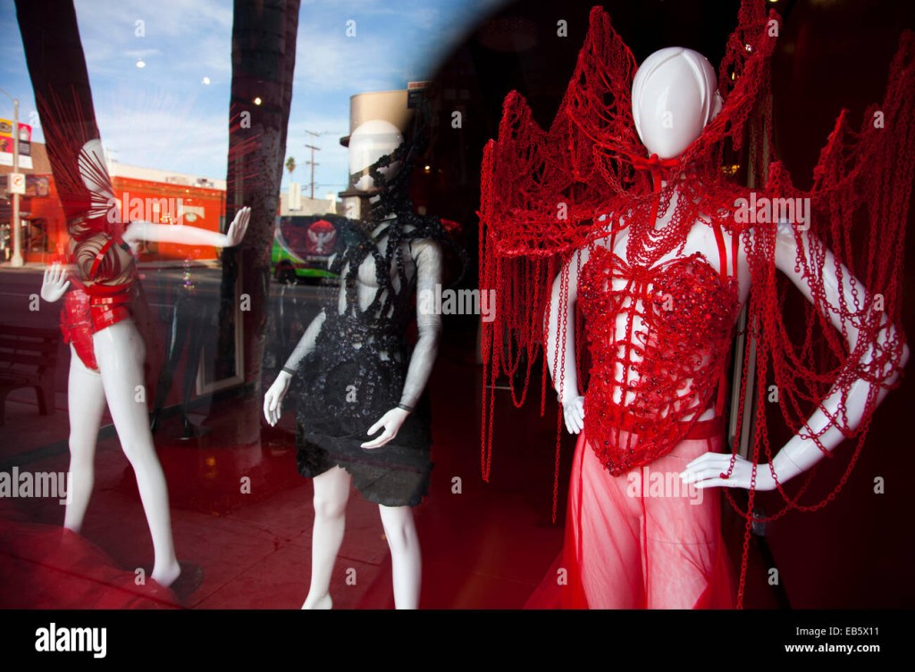 for the stars fashion house - Window of For The Stars Fashion House, Melrose Avenue, Los Angeles